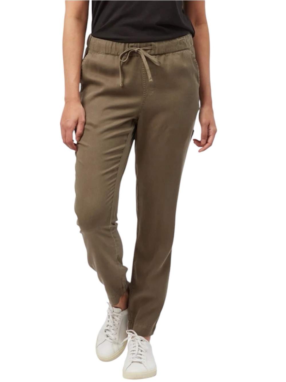 🌲tentree Women's Pacific
Cargo Hiking Outdoor Stretch Twill Brown Joggers SZ M